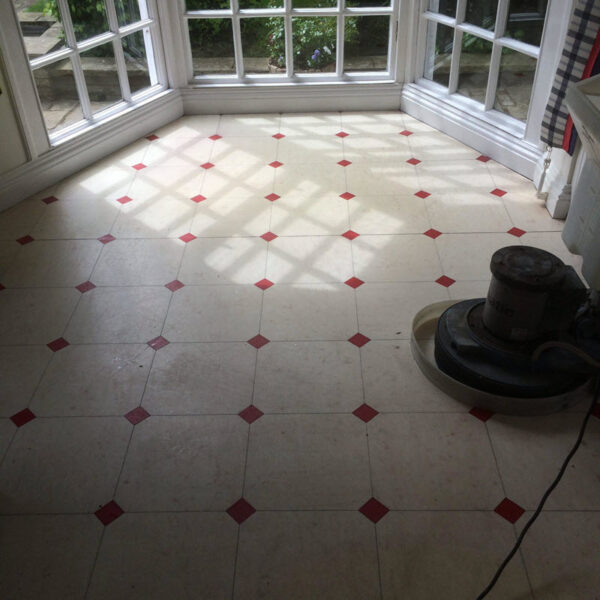 Vinyl Floor Polishing